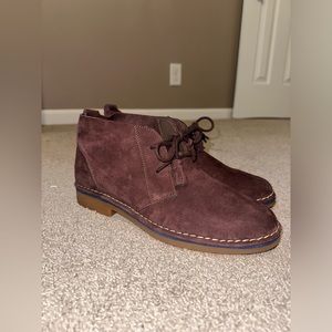 NEW! Hush Puppies Cyra Catelyn Chukka Boot Brown 100% Suede Leather